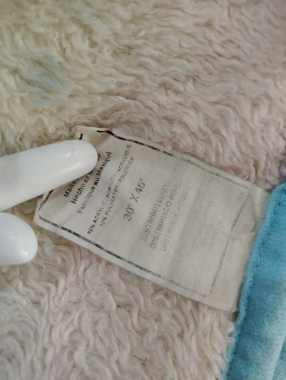 VTG Disney Crown Craft Winnie The Pooh Piglet Bees  Plush Baby Blanket